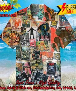 80s Rock Bands Collage Hawaiian Shirt