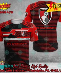 afc bournemouth fc big logo back 3d hoodie apparel 2 r87dC