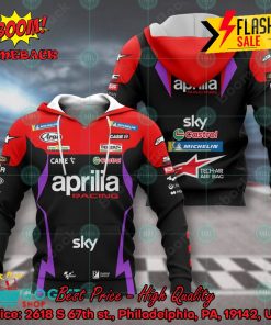 Aprilia Racing 2024 3D Hoodie Apparel