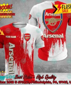 arsenal fc painting personalized name 3d hoodie apparel 2 KWubX