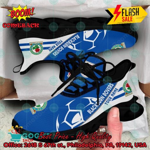 Blackburn Rovers FC Personalized Name Max Soul Sneakers