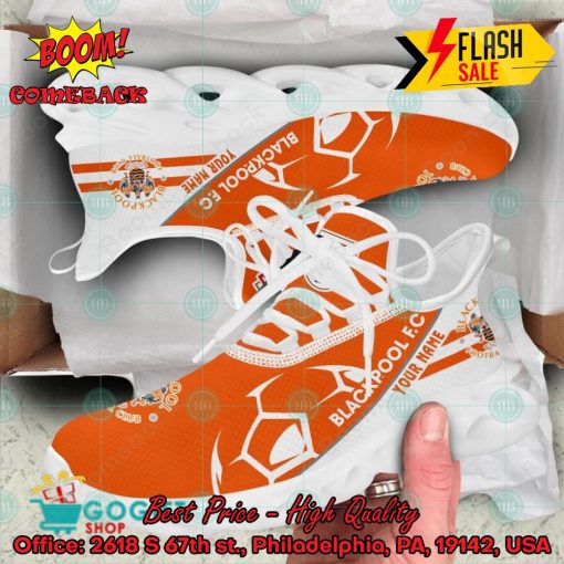Blackpool FC Personalized Name Max Soul Sneakers