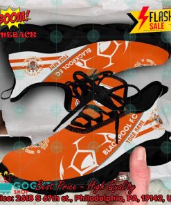 blackpool fc personalized name max soul sneakers 2 ENFG7