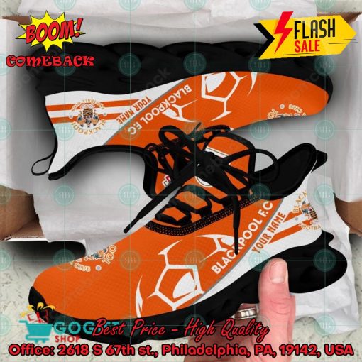 Blackpool FC Personalized Name Max Soul Sneakers