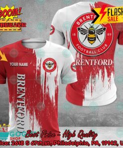 brentford fc painting personalized name 3d hoodie apparel 2 6zNrH