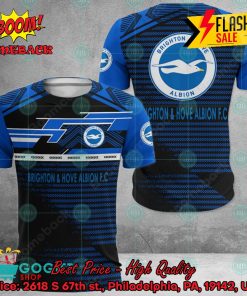 Brighton & Hove Albion FC Big Logo Back 3D Hoodie Apparel