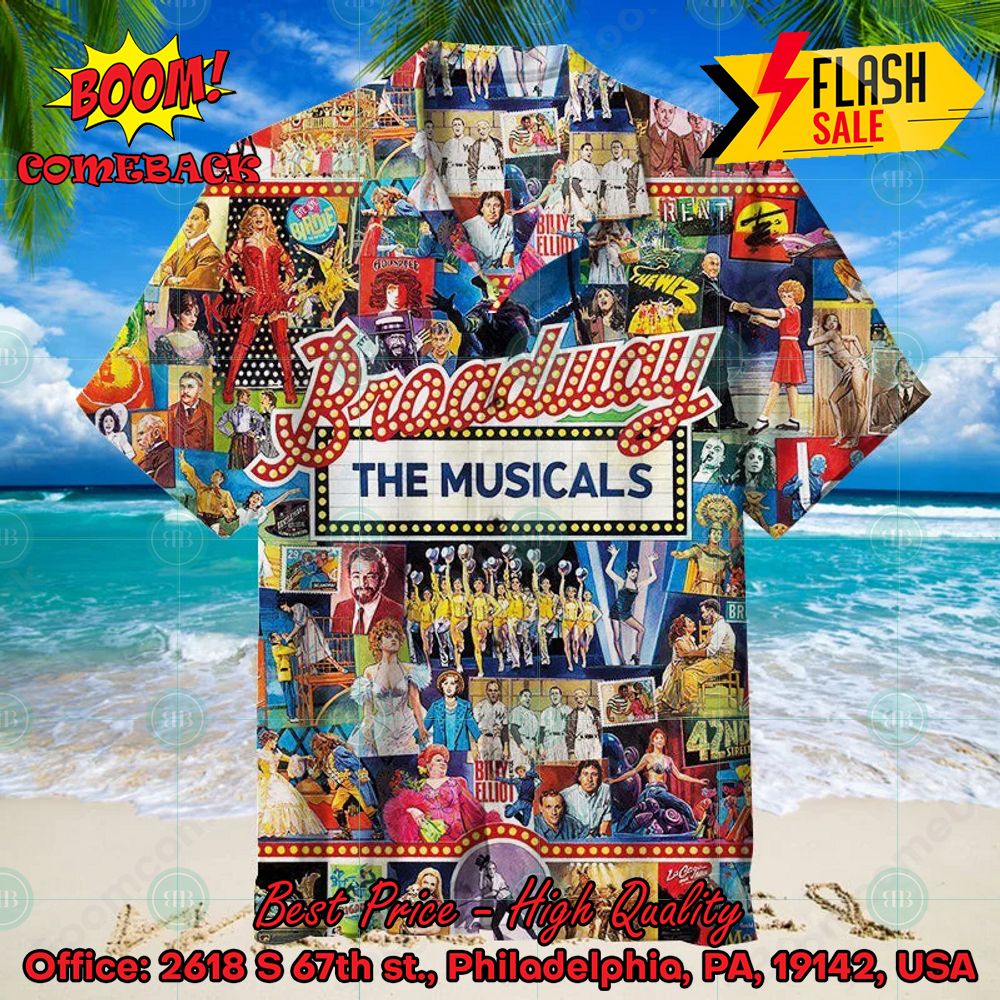 Broadway The Musicals Hawaiian Shirt