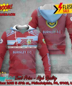 Burnley FC Big Logo Back 3D Hoodie Apparel