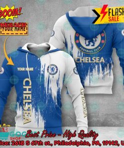 Chelsea FC Painting Personalized Name 3D Hoodie Apparel