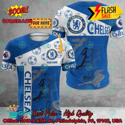 Chelsea FC Shooting Personalized Name 3D Hoodie Apparel