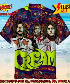 Cream Rock Band Members Painting Hawaiian Shirt