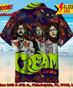Cream Rock Band Members Painting Hawaiian Shirt