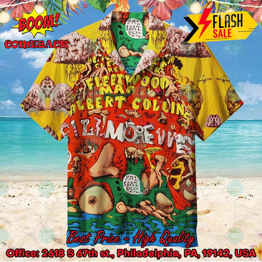 Creedence Clearwater Revival Fleetwood Mac Albert Collins Hawaiian Shirt