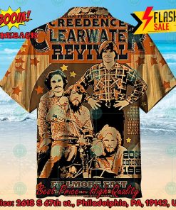 Creedence Clearwater Revival Rock Band Fillmore East Hawaiian Shirt