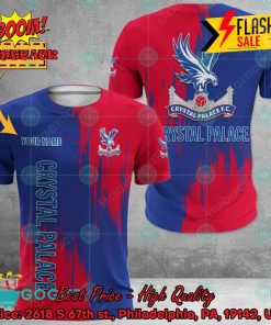 Crystal Palace FC Painting Personalized Name 3D Hoodie Apparel
