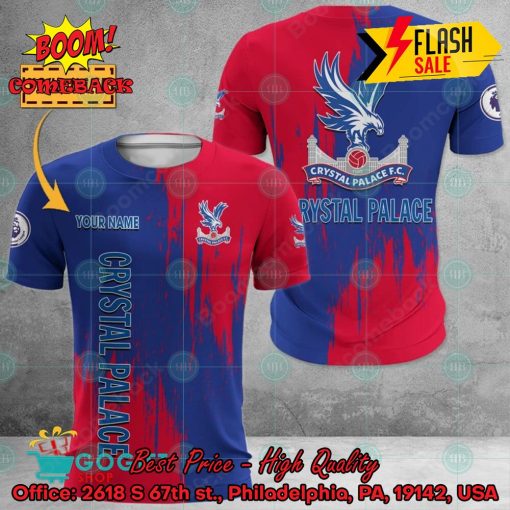 Crystal Palace FC Painting Personalized Name 3D Hoodie Apparel