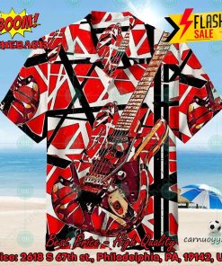 Eddie Van Halen Guitar Hawaiian Shirt