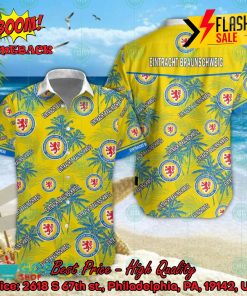 Eintracht Braunschweig Coconut Tree Tropical Hawaiian Shirt