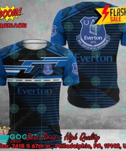 Everton FC Big Logo Back 3D Hoodie Apparel