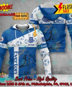 Everton FC Shooting Personalized Name 3D Hoodie Apparel