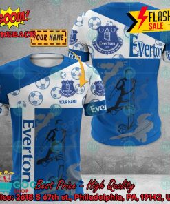Everton FC Shooting Personalized Name 3D Hoodie Apparel