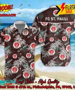 FC St. Pauli Coconut Tree Tropical Hawaiian Shirt