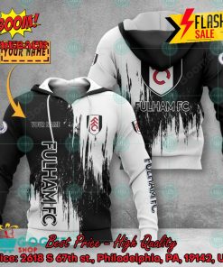 Fulham FC Painting Personalized Name 3D Hoodie Apparel