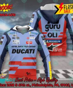 Gresini Racing 2024 Alex Marquez 73 3D Hoodie Apparel