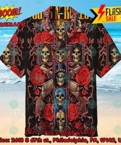 Guns N’ Roses Hard Rock Band Appetite for Destruction Album Hawaiian Shirt