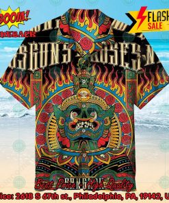 Guns N’ Roses Hard Rock Band Bangkok Concert Hawaiian Shirt