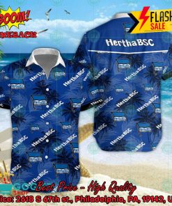 Hertha BSC Coconut Tree Tropical Hawaiian Shirt
