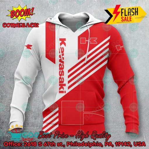 Kawasaki 3D Hoodie T-shirt Apparel