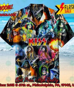 Kiss Rock Band Hawaiian Shirt