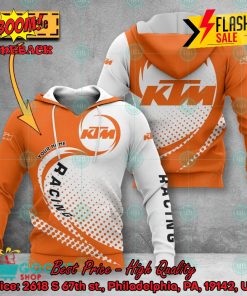 KTM Racing Personalized Name 3D Hoodie Apparel