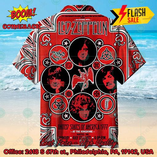 Led Zeppelin Rock Band Zoso Album Hawaiian Shirt