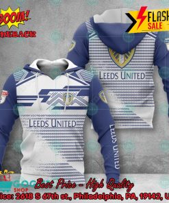 Leeds United FC Big Logo Back 3D Hoodie Apparel