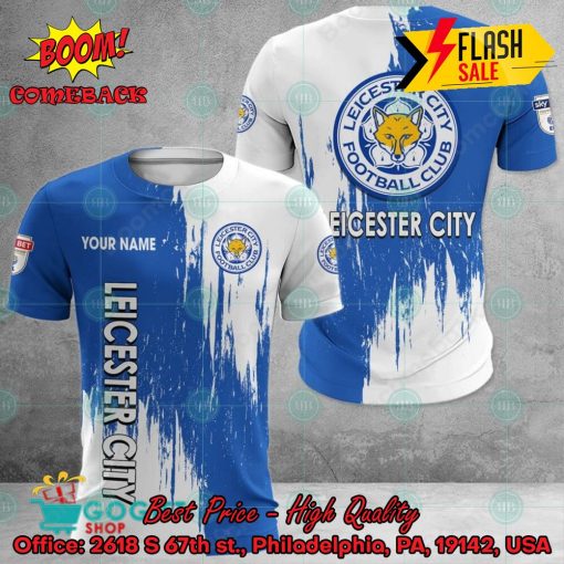 Leicester City FC Painting Personalized Name 3D Hoodie Apparel