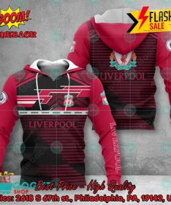 Liverpool FC Big Logo Back 3D Hoodie Apparel