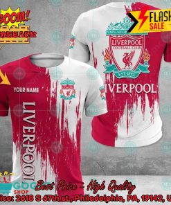 Liverpool FC Painting Personalized Name 3D Hoodie Apparel