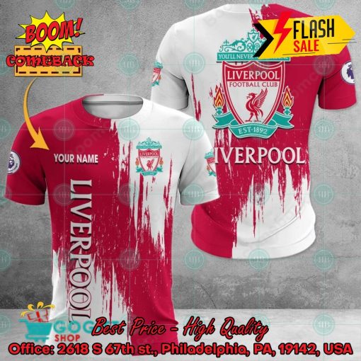 Liverpool FC Painting Personalized Name 3D Hoodie Apparel