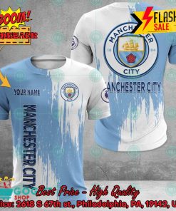 Manchester City FC Painting Personalized Name 3D Hoodie Apparel