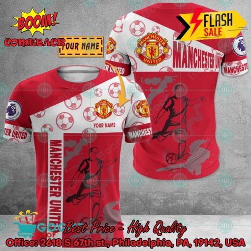 Manchester United FC Shooting Personalized Name 3D Hoodie Apparel