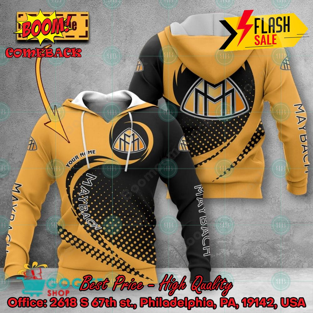 Maybach Personalized Name 3D Hoodie Apparel