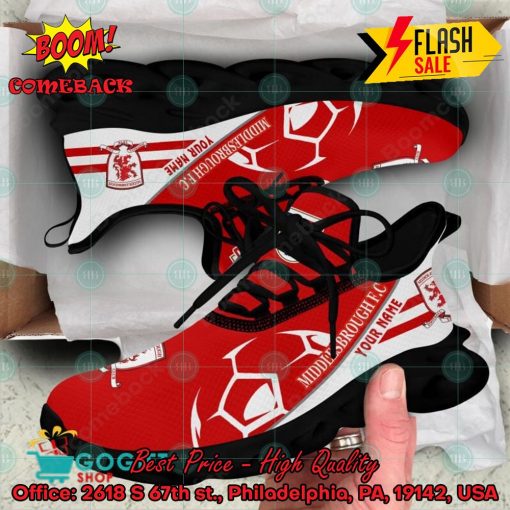 Middlesbrough FC Personalized Name Max Soul Sneakers