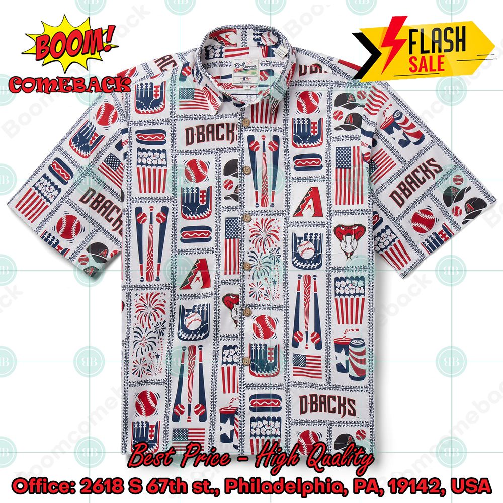 MLB Arizona Diamondbacks Americana Hawaiian Shirt