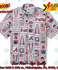 MLB Atlanta Braves Americana Hawaiian Shirt