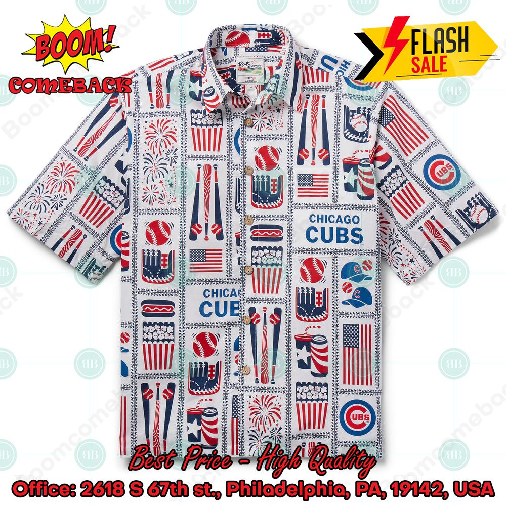MLB Chicago Cubs Americana Hawaiian Shirt