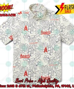 MLB Los Angeles Angels Monstera Deliciosa Hawaiian Shirt