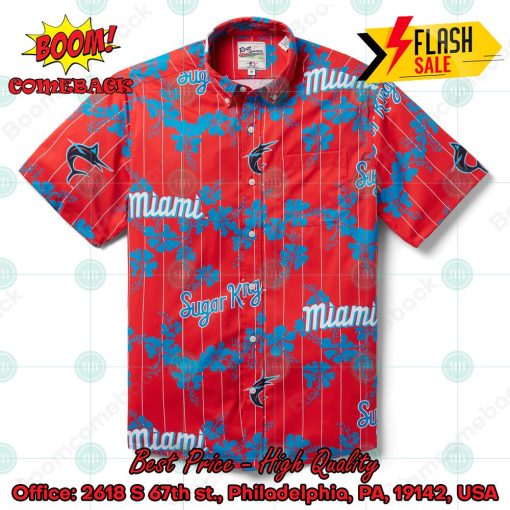 MLB Miami Marlins Shamrock Hawaiian Shirt