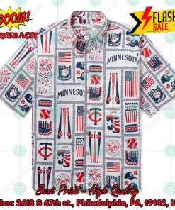 MLB Minnesota Twins Americana Hawaiian Shirt